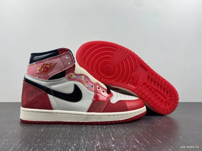 Rep Onekick 1 THE DV1748-601 OG SPIDER-MAN SPIDER-VERSE HIGH ACROSS JORDAN 0607